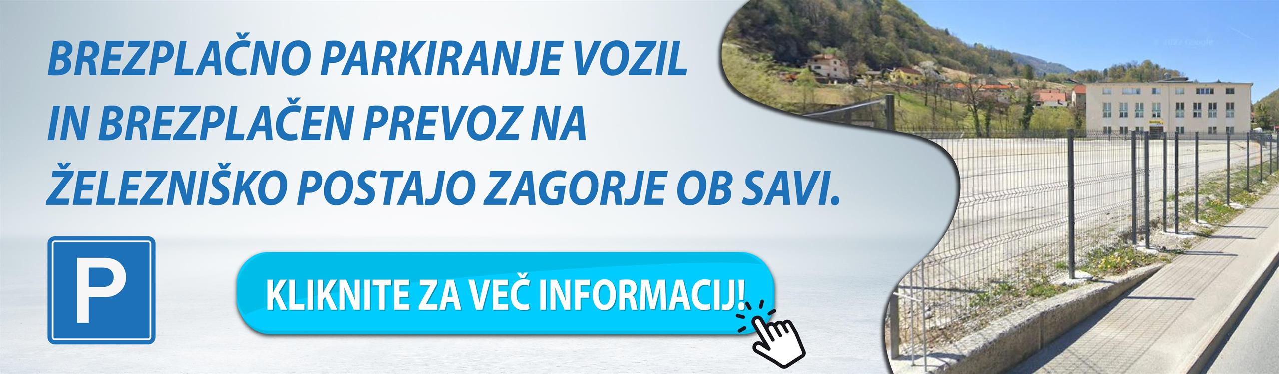Brezplačno parkiranje in prevoz na ŽP