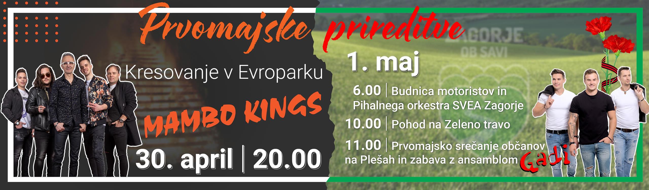Prvomajske prireditve 2025 - napoved