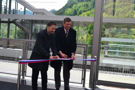 Odprtje prenovljene železniške postaje v Zagorju ob Savi