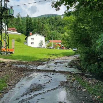 Močno neurje prizadelo Zagorje