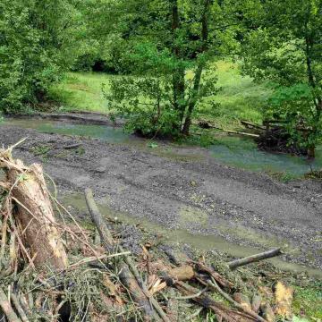 Močno neurje prizadelo Zagorje