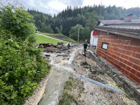 Močno neurje prizadelo Zagorje