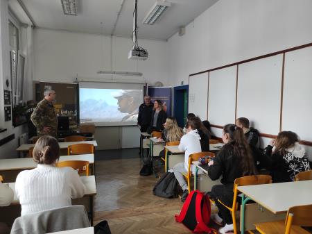 Predstavitev vojaškega poklica na Srednji šoli Zagorje