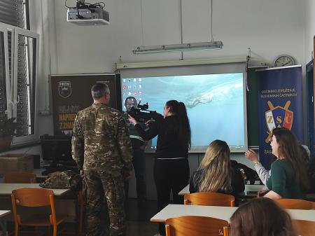Predstavitev vojaškega poklica na Srednji šoli Zagorje