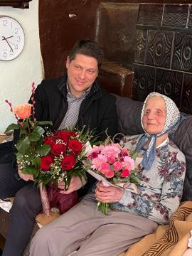 100. rojstni dan Vrabčeve Mici