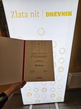 Eti d. o. o. je superfinalist Zlate niti