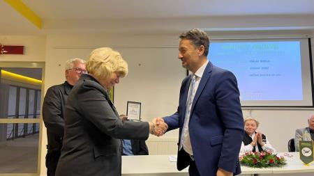 Občina prejela zlato plaketo Zveze društev general Maister