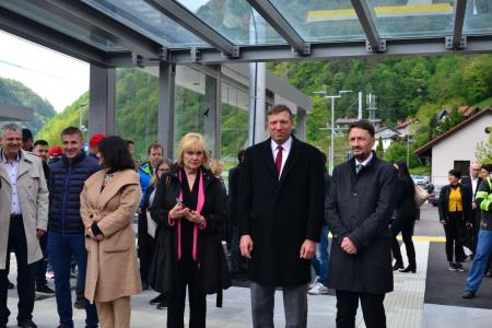Odprtje prenovljene železniške postaje v Zagorju ob Savi