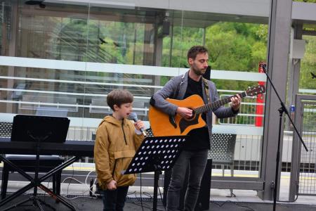 Odprtje prenovljene železniške postaje v Zagorju ob Savi