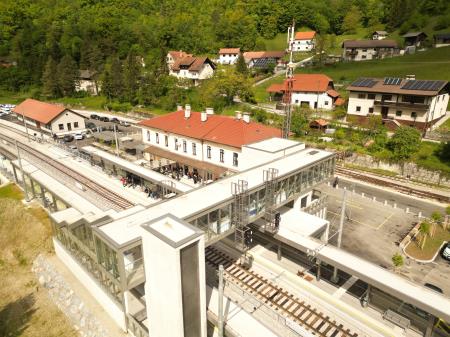 Odprtje prenovljene železniške postaje v Zagorju ob Savi