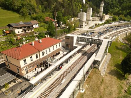 Odprtje prenovljene železniške postaje v Zagorju ob Savi