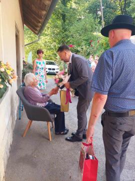 Stoti rojstni dan gospe Ane Brinjevec