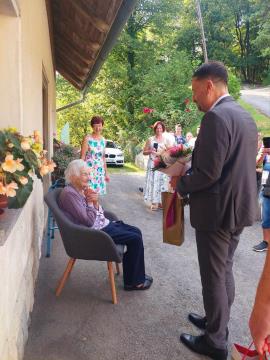 Stoti rojstni dan gospe Ane Brinjevec