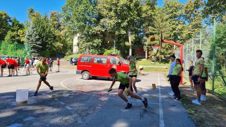 Mladina GZ Zagorje ob Savi na mednarodnem taboru v Orahovici