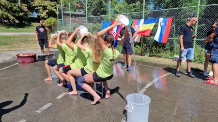 Mladina GZ Zagorje ob Savi na mednarodnem taboru v Orahovici