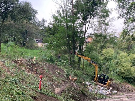 Začetek sanacije največjega plazu v Zagorju ob Savi