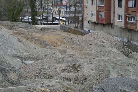 Gradbišče ob sanaciji plazu nad AP