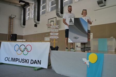 Olimpijski dan na OŠ Toneta Okrogarja
