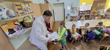 Župan na obisku v OŠ Toneta Okrogarja