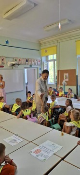 Župan na obisku v OŠ Toneta Okrogarja