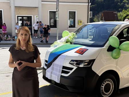 Otroci OŠ dr. Slavka Gruma še bolj varni na poti v šolo